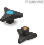 Three-arm knob VB.839/63 B-M10-C5